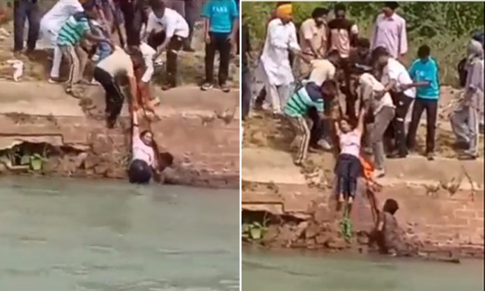 Army soldier rescued drowning girl in Punjab