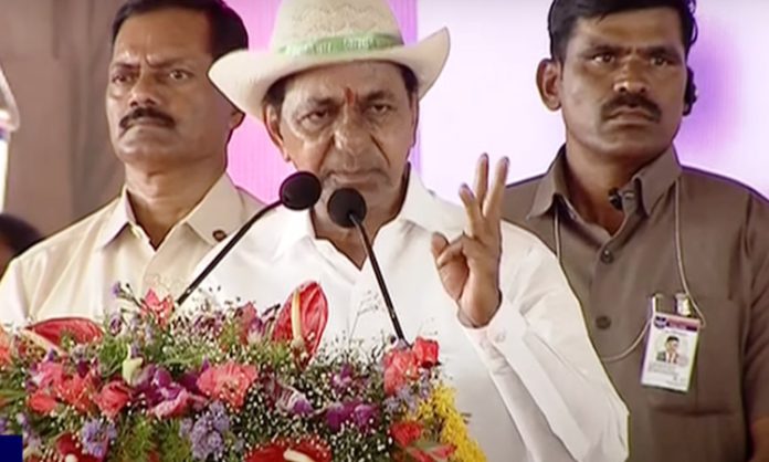 CM KCR lay foundation stone to Hospital in Sangareddy