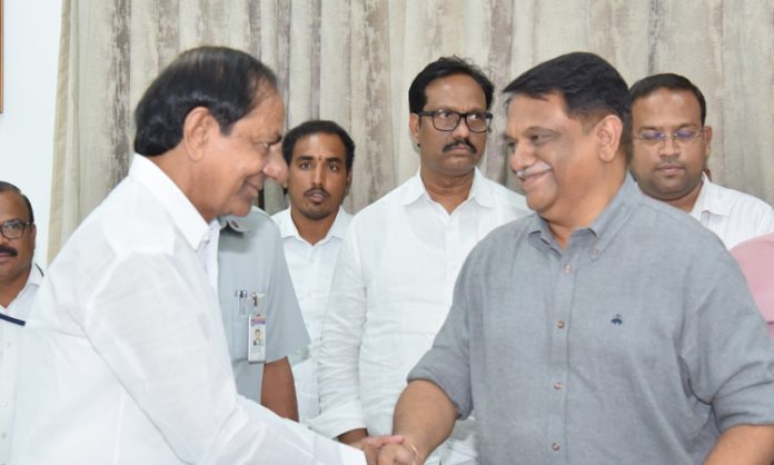 HMDA Commissioner along with CM KCR