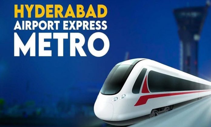 Hyderabad airport -Metro works speedup