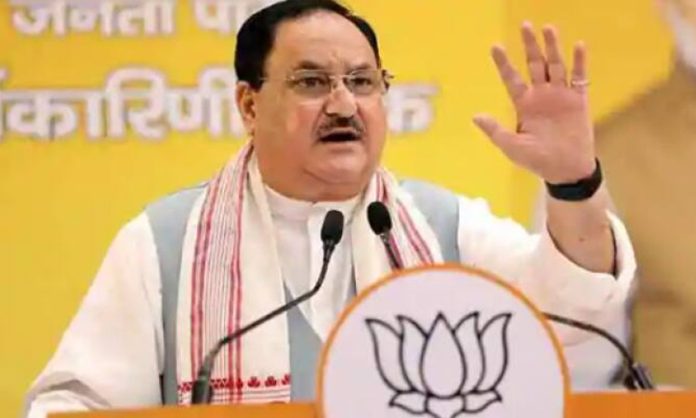 JP Nadda reached Hyderabad