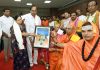 Jagadguru Panchacharya blessing CM KCR