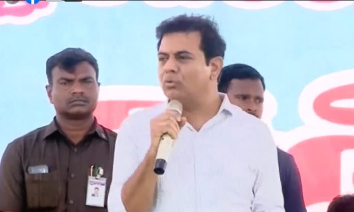 KTR distribute double bedroom in Jadcherla