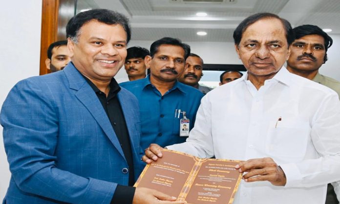 Mahesh Beegala met KCR