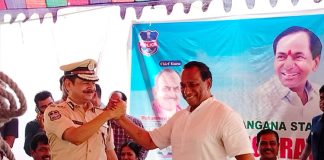 Minister Malla Reddy interesting comments on police stomachs