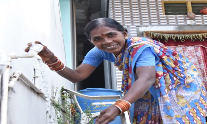 Drinking water problem ends with Mission Bhagiratha