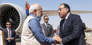 Modi from US to Egypt