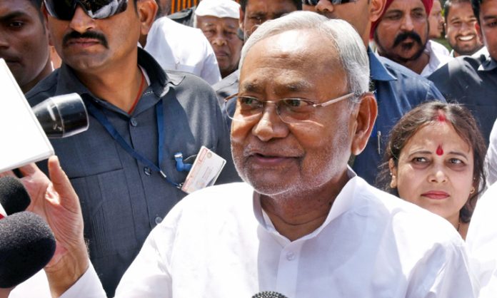 CM Nitish Kumar safe from biker at morning walk