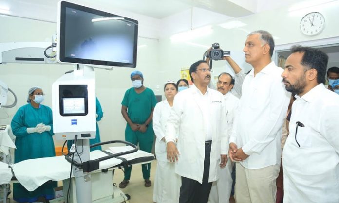 PACO machines at Sarojini Devi Eye Hospital