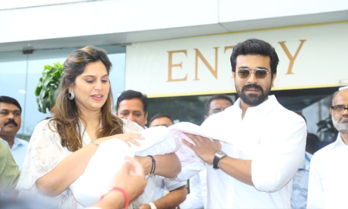 Ram Charan Upasana First Press Meet at Apollo Hospital