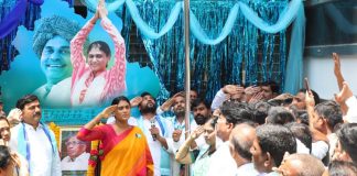 Telangana a result of martyrs' sacrifice Says YS Sharmila