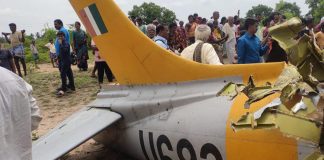 Training plane crashed in Karnataka