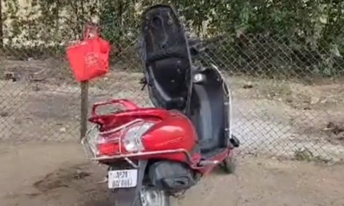 Youth Set Two-wheeler On Fire Shamshabad