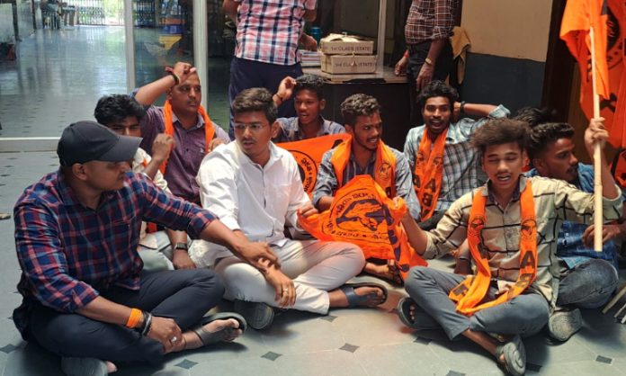 abvp student concern against School Fees