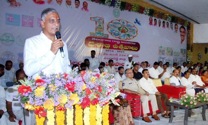 Harish Rao Speech in Sangareddy