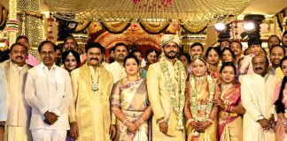 CM KCR Attend wedding of Parakala MLA's Daughter