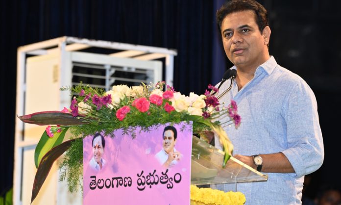 KTR Participate in Pattana Pragathi Dinotsavam