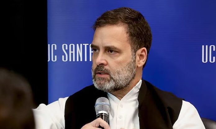 Rahul gandhi Says Question of press freedom