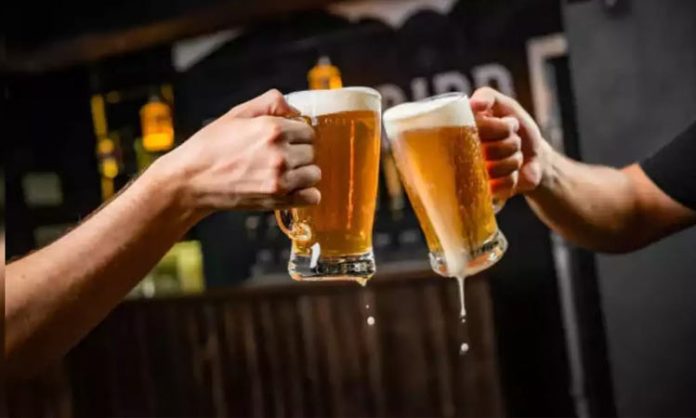 Record sales of beers in telangana