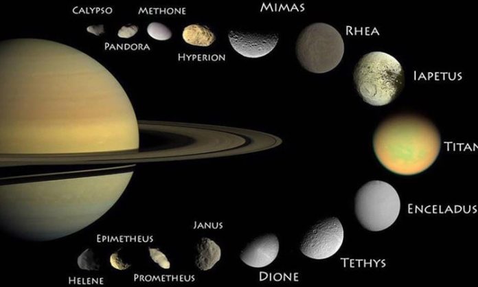 Phosphorus on Saturn moon