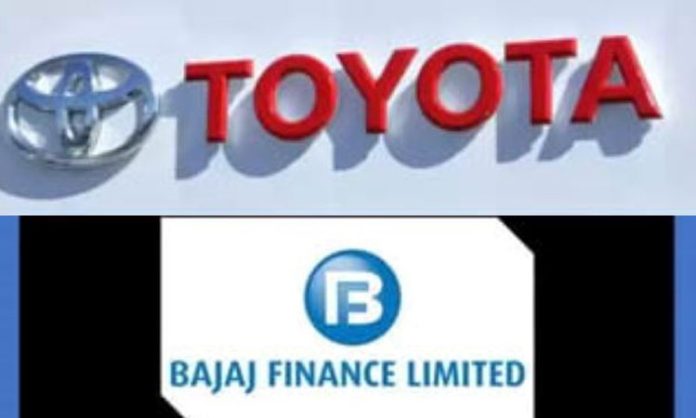 Toyota Kirloskar Motors collaborated with Bajaj Finance ltd