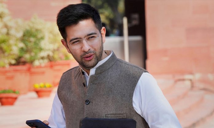 AAP MP Raghav Chadha writes to Rajya Sabha chairman