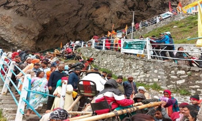 Another 3691 people left for Amarnath Yatra