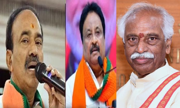 Etela Rajender meet with Jithender and Bandaru dattatreya
