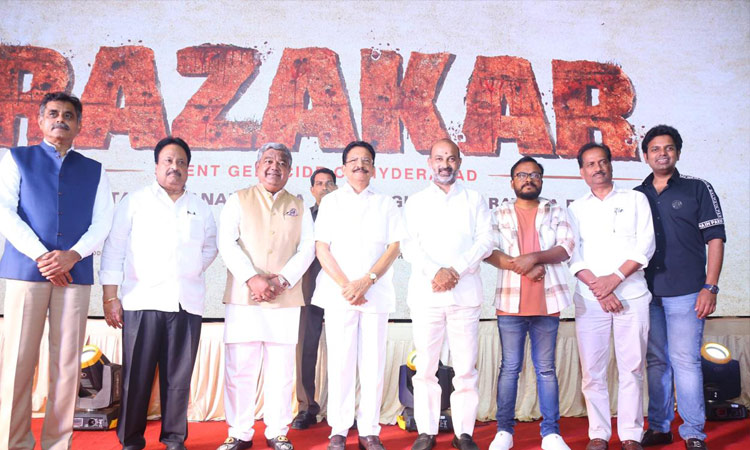 Bandi Sanjay Full Speech At Razakar Movie Poster Launch