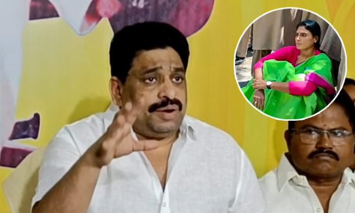 Buddha Venkanna Demands Y Category Security to Sharmila