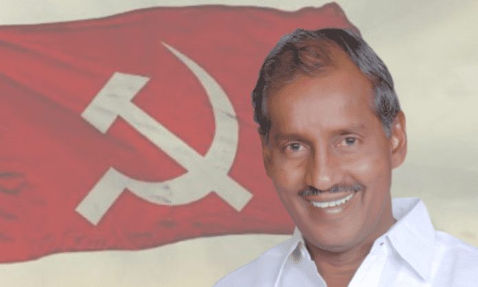 CPI protests in Warangal