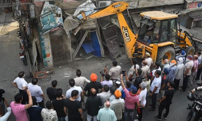 Demolition of Houses Where Two Men Accused