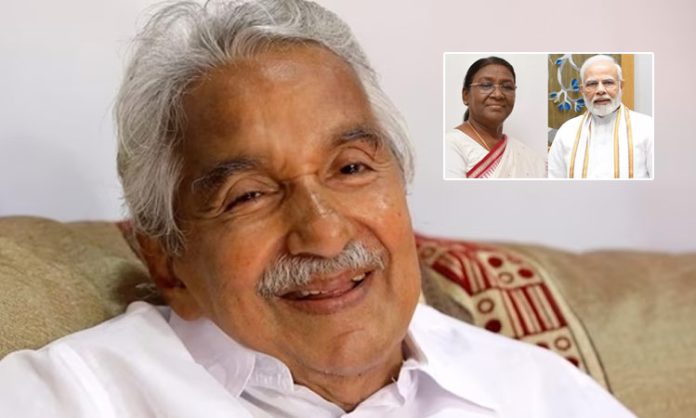 Former Kerala CM Oommen Chandy passed away