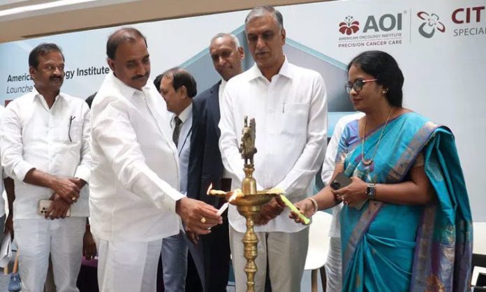 Harish Rao launched AI Based Absolute Ethos Radiotherapy