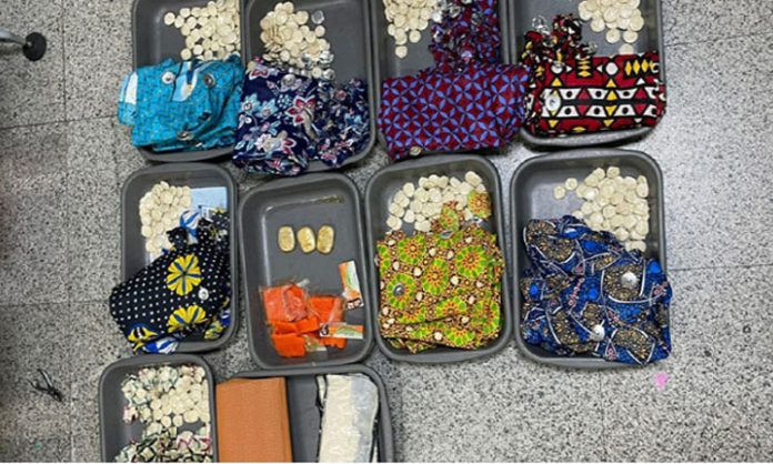 At Shamshabad Airport Rs. 14.2 crore worth of heroin seized