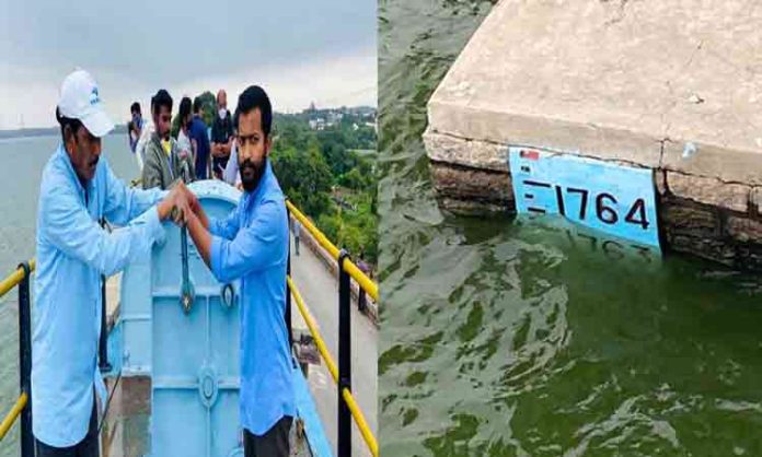 Reservoirs full with rain water