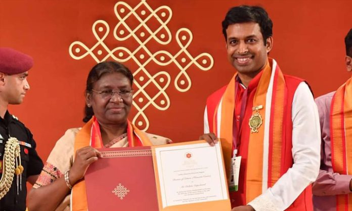 Honorary Doctorate to Pullela Gopichand