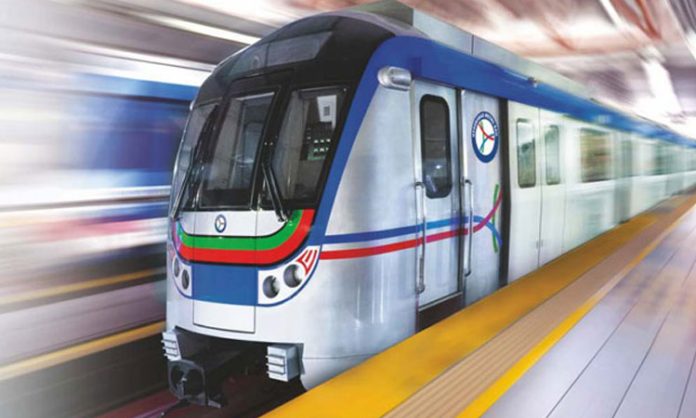 Hyderabad metro train created new record