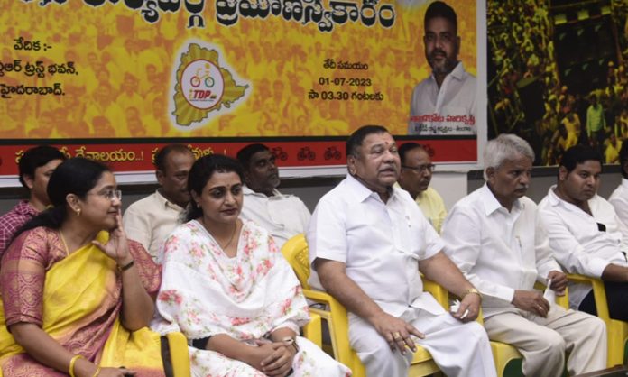 This time the announcement of TDP candidates in the bus trip itself
