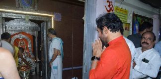 Kishan reddy visit Bhadrakali temple