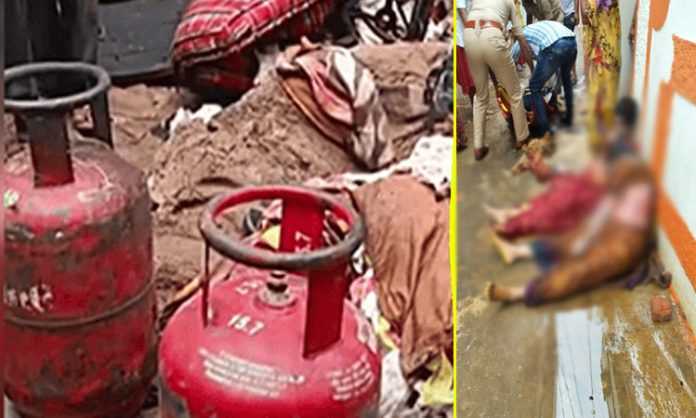 LPG cylinder gas leak in Domalguda