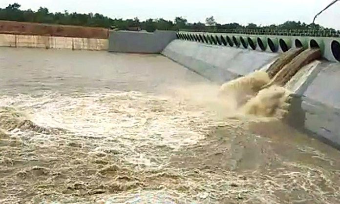 Lakshmi Barrage at Medigadda