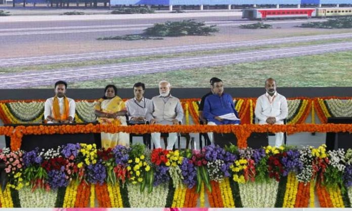 PM Modi inaugurates Kazipet Railway Manufacture Unit