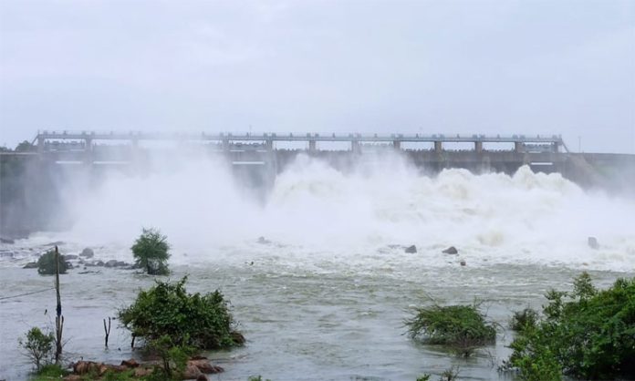 Huge Flood Inflow to Nizam Sagar Project