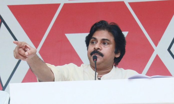 Pawan sensational comments on volunteer system