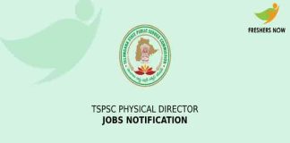 Edit Opportunity for Physical Director Post Applications: TSPSC