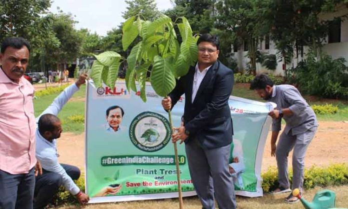 KL University staff in Green Challenge