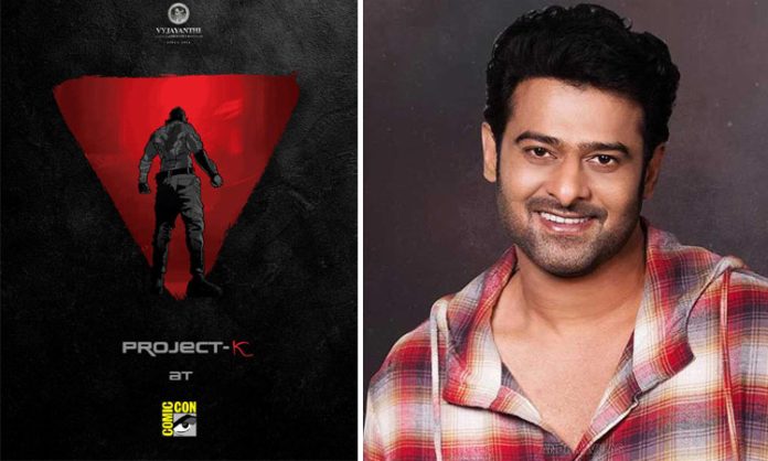 Prabhas Project K will be first Indian film to debut at San Diego Comic-Con