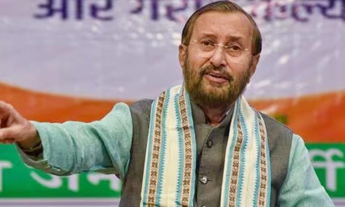 Prakash Javadekar as Telangana election in-charge of BJP