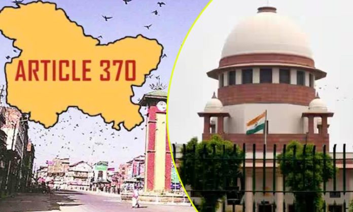 Supreme Court To Hear Article 370 Petitions From August 2